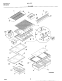 Part Location Diagram of 218830371 Frigidaire TRIM-GLASS SHELF