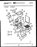 BODY PARTS Diagram and Parts List for GF750NW3  Frigidaire Range