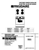COVER Diagram and Parts List for FES355CCTJ  Frigidaire Range
