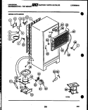 SYSTEM AND AUTOMATIC DEFROST PARTS Diagram and Parts List for GTN140BG2  Frigidaire Refrigerator