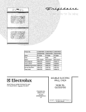 COVER Diagram and Parts List for GLEB30T9DSA  Frigidaire Wall Oven
