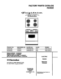COVER Diagram and Parts List for FES355ASE  Frigidaire Range