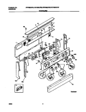 BACKGUARD Diagram and Parts List for FEF389CFBD  Frigidaire Range