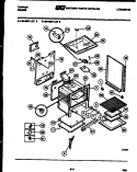 BODY PARTS Diagram and Parts List for 30-4987-08-06  Tappan Range