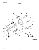 P16B0010 BURNER, VALVE Diagram and Parts List for FDG558GHS0  Frigidaire Dryer