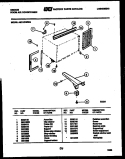 CABINET AND INSTALLATION PARTS Diagram and Parts List for AM11C4EWA  Gibson Air Conditioner