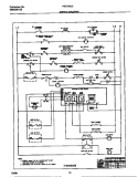 WIRING DIAGRAM Diagram and Parts List for FEF378CESA  Frigidaire Range