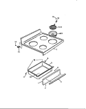 Part Location Diagram of K5024214 Frigidaire PLATFORM