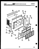 CABINET PARTS Diagram and Parts List for AK13E7RTBA  Gibson Air Conditioner