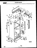CABINET PARTS Diagram and Parts List for WRT21NRBD0  Frigidaire Refrigerator