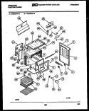BODY PARTS Diagram and Parts List for REG36AL5  Frigidaire Range
