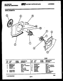 AIR HANDLING PARTS Diagram and Parts List for MH208H1QA  Kelvinator Air Conditioner
