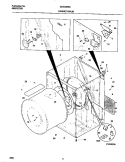 CABINET / DRUM Diagram and Parts List for GDE336RES2  Gibson Dryer
