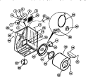 Part Location Diagram of 3201316 Frigidaire CABINET-WHEAT