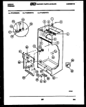 INTERIOR PARTS Diagram and Parts List for FV19F5WVFB  Gibson Freezer