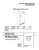 COVER Diagram and Parts List for FRU17G4JW5  Frigidaire Refrigerator