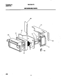 AIR HANDLING PARTS Diagram and Parts List for WAH106H1T2  Frigidaire Air Conditioner