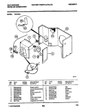 CONTROL PARTS Diagram and Parts List for 7HA701B  Frigidaire Air Conditioner