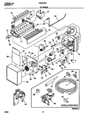 ICE MAKER Diagram and Parts List for GRS20ZRHW0  Gibson Refrigerator