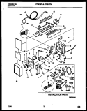 ICE MAKER AND INSTALLATION PARTS Diagram and Parts List for FPGS19TIAL0  Frigidaire Refrigerator