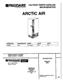 COVER Diagram and Parts List for R22CW1  Frigidaire Freezer