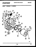 CABINET AND COMPONENT PARTS Diagram and Parts List for DE400KDD5  Frigidaire Dryer