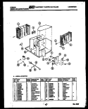 ELECTRICAL PARTS Diagram and Parts List for AK18E4RTBA  Gibson Air Conditioner