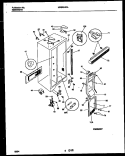 CABINET PARTS Diagram and Parts List for MRS20HRAD3  Frigidaire Refrigerator