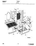 SYSTEM Diagram and Parts List for FRS26ZRFW3  Frigidaire Refrigerator