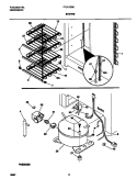 SYSTEM Diagram and Parts List for FFU12D9EW2  Frigidaire Freezer