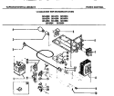 POWER CONTROL Diagram and Parts List for 56-4204-10-03  Tappan Microwave