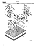 BURNER Diagram and Parts List for TGC3X6XCT1  Tappan Cooktop