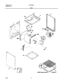 BODY Diagram and Parts List for WLF303PHDB  Westinghouse Range