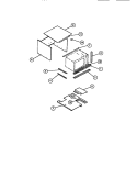 WRAPPER Diagram and Parts List for 57-5709-10-03  Tappan Microwave Oven Combo