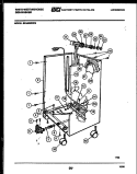 CABINET PARTS Diagram and Parts List for SP560MXW3  Frigidaire Dishwasher