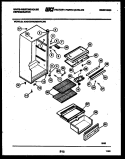 CABINET PARTS Diagram and Parts List for ACG130VNLW0  Frigidaire Refrigerator
