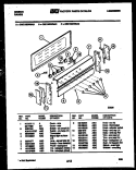 BACKGUARD Diagram and Parts List for CEC1M2WSAC  Gibson Range