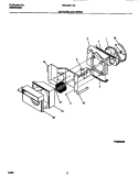 AIR HANDLING PARTS Diagram and Parts List for WAC086T7A2  Frigidaire Air Conditioner