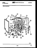 INNER TUB PARTS Diagram and Parts List for SP24C6WWGC  Gibson Dishwasher