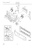 BACKGUARD Diagram and Parts List for CPLEFZ98GCB  Frigidaire Range
