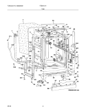 Part Location Diagram of 5304483485 Frigidaire Door Lock Hook