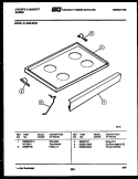 COOKTOP PARTS Diagram and Parts List for 31-6239-00-02  Tappan Range