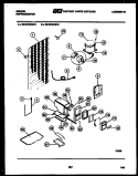 SYSTEM AND AUTOMATIC DEFROST PARTS Diagram and Parts List for RM18F6WS1D  Gibson Refrigerator