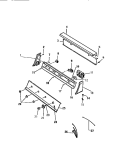 CONSOLE & CONTROLS Diagram and Parts List for AW501A0W  Kelvinator Washer