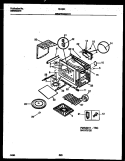 WRAPPER AND BODY PARTS Diagram and Parts List for 56-4861-10-05  Tappan Microwave