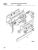 BACKGUARD Diagram and Parts List for MEF322BGWB  Uni Range