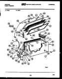 CHEST FREEZER PARTS Diagram and Parts List for H23A  Frigidaire Freezer