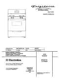 COVER Diagram and Parts List for FLF326ASA  Frigidaire Range