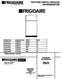 REFRIGERATOR, TOP MOUNT Diagram and Parts List for FRT20PRAD2  Frigidaire Refrigerator