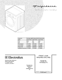 COVER Diagram and Parts List for FAFW3517KB0  Frigidaire Washer